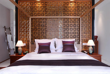 Materiale dell'hotel della mobilia moderna su misura della camera da letto/di legno solido serie di camera da letto