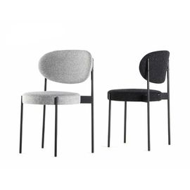 Metallo su misura e tessuto di colore che pranzano le sedie, sedie moderne del ristorante
