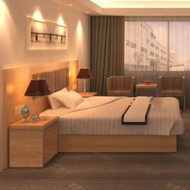 Serie di camera da letto di legno stabilite della mobilia elegante della camera di albergo con il comodino