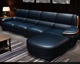 Sofà di qualità superiore della mobilia dello strato sezionale di cuoio di lusso per il salone