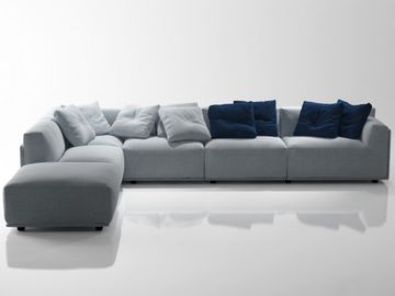 Lusso su ordine della luce del sofà del tessuto della mobilia del salone per l'appartamento