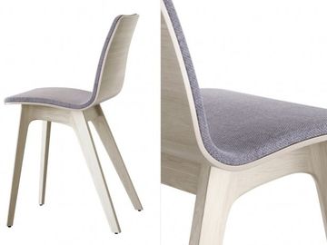 Le sedie di legno solido della mobilia/sala da pranzo semplice dell'hotel hanno deformato pranzare la sedia