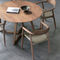 Sedia su ordine di legno moderna del caffè del ristorante della mobilia con Seat di cuoio