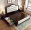 Letto di piattaforma contemporaneo della mobilia moderna domestica di legno del letto su misura