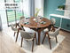 Tabella domestica di legno solido della mobilia/stile moderno estensibile del tavolo da pranzo