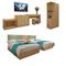 Aspetto moderno di legno della Tabella della mobilia TV della camera da letto dell'hotel/Tabella del lato